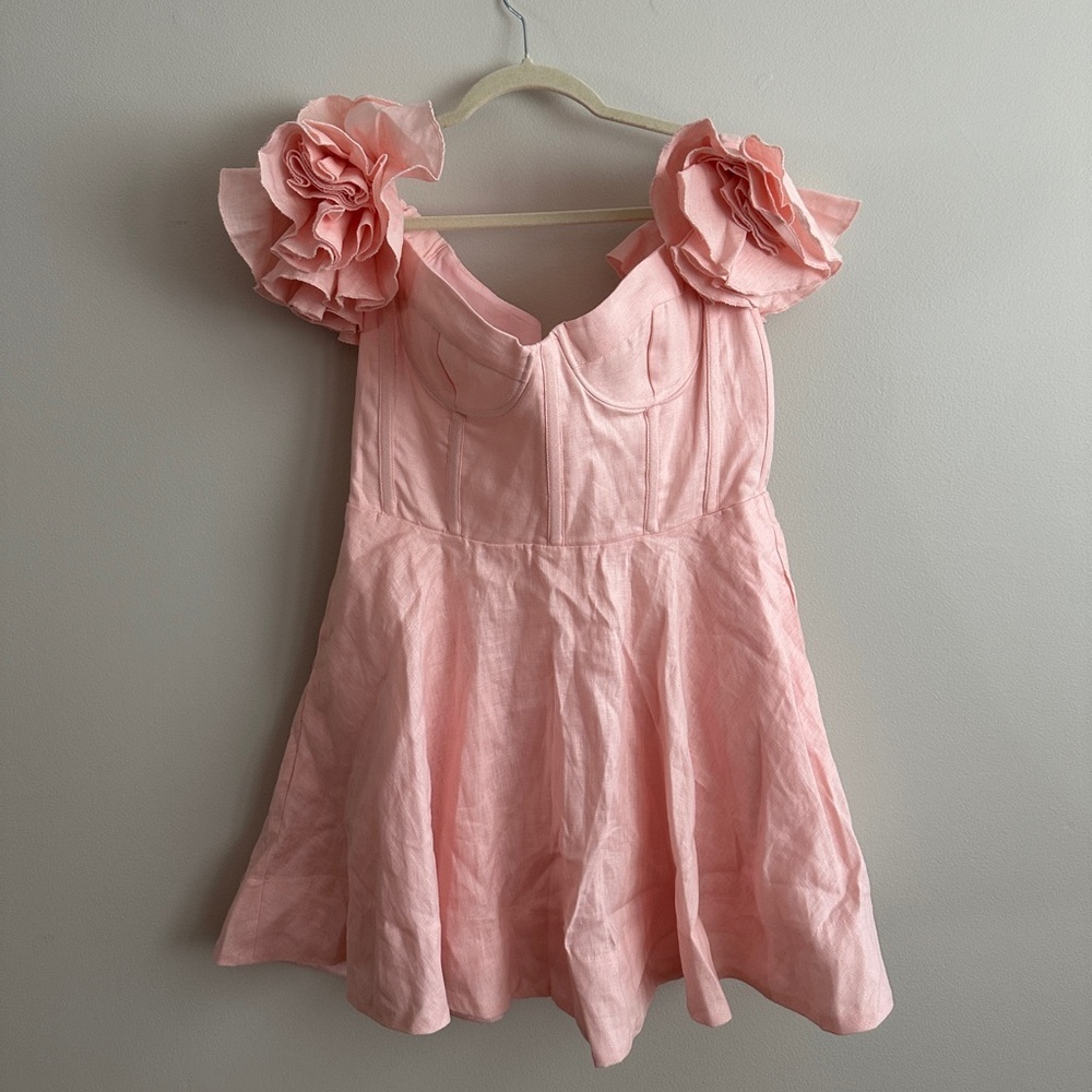 Bardot Sigma Mini Dress In Soft Pink - Picture 10 of 15